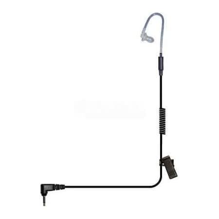 Klein Electronics Inc Shadow-Pro Listen-Only Earpiece, 3.5mm Right Angle, 12" Cord Shadow-Pro-3.5RT